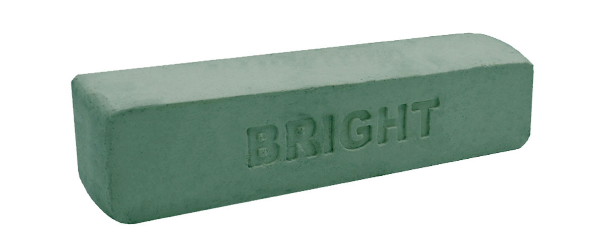 Pasta sólida verde para aplicaciones en acero inoxidable, aluminio y cromo Bright Abrasives
